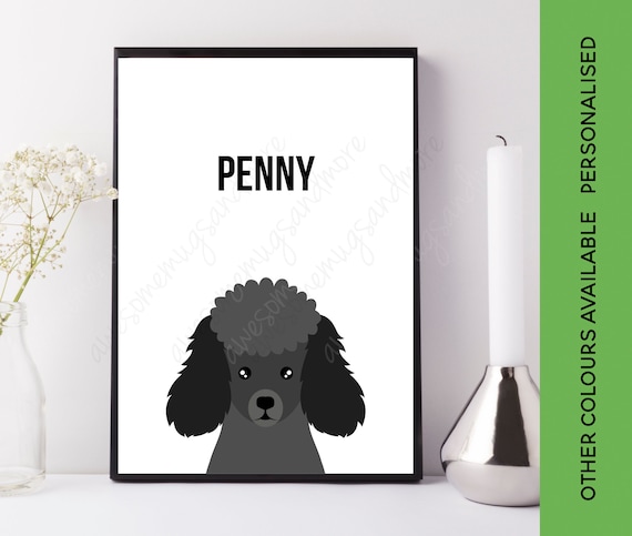 Poodle Umbrella - Black Toy Auto Open Poodle Umbrella - Black Toy Auto Open