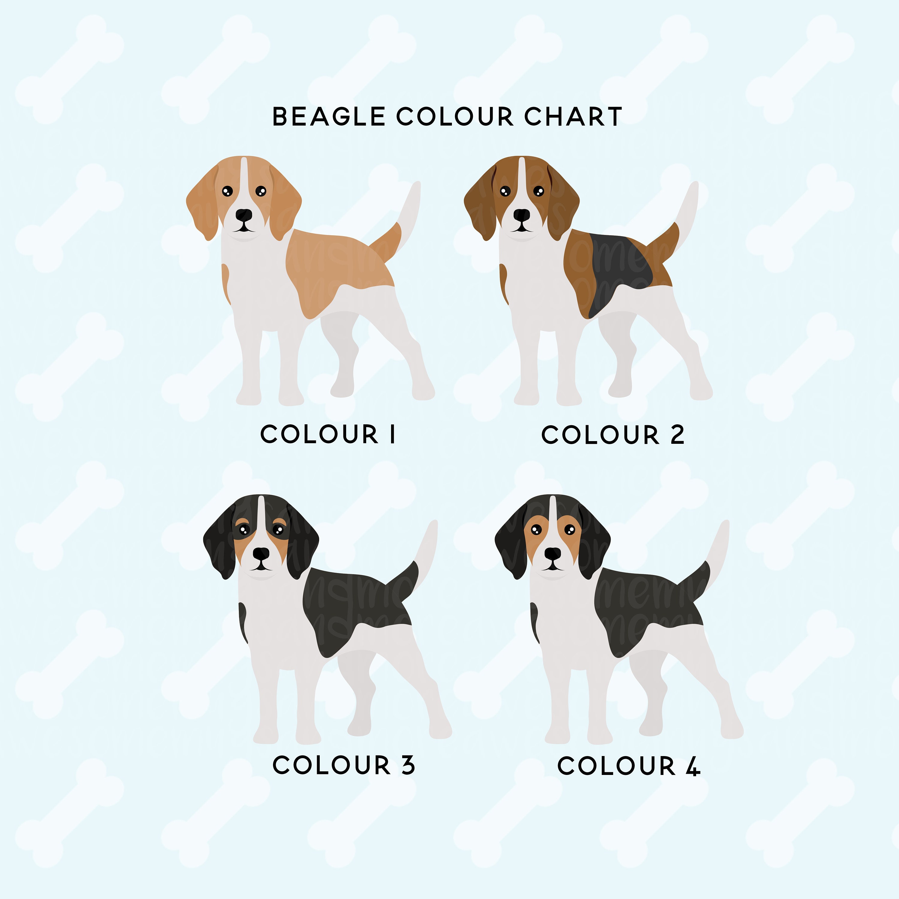 Home is Where Beagle Print | Custom Dog Print | Personalised