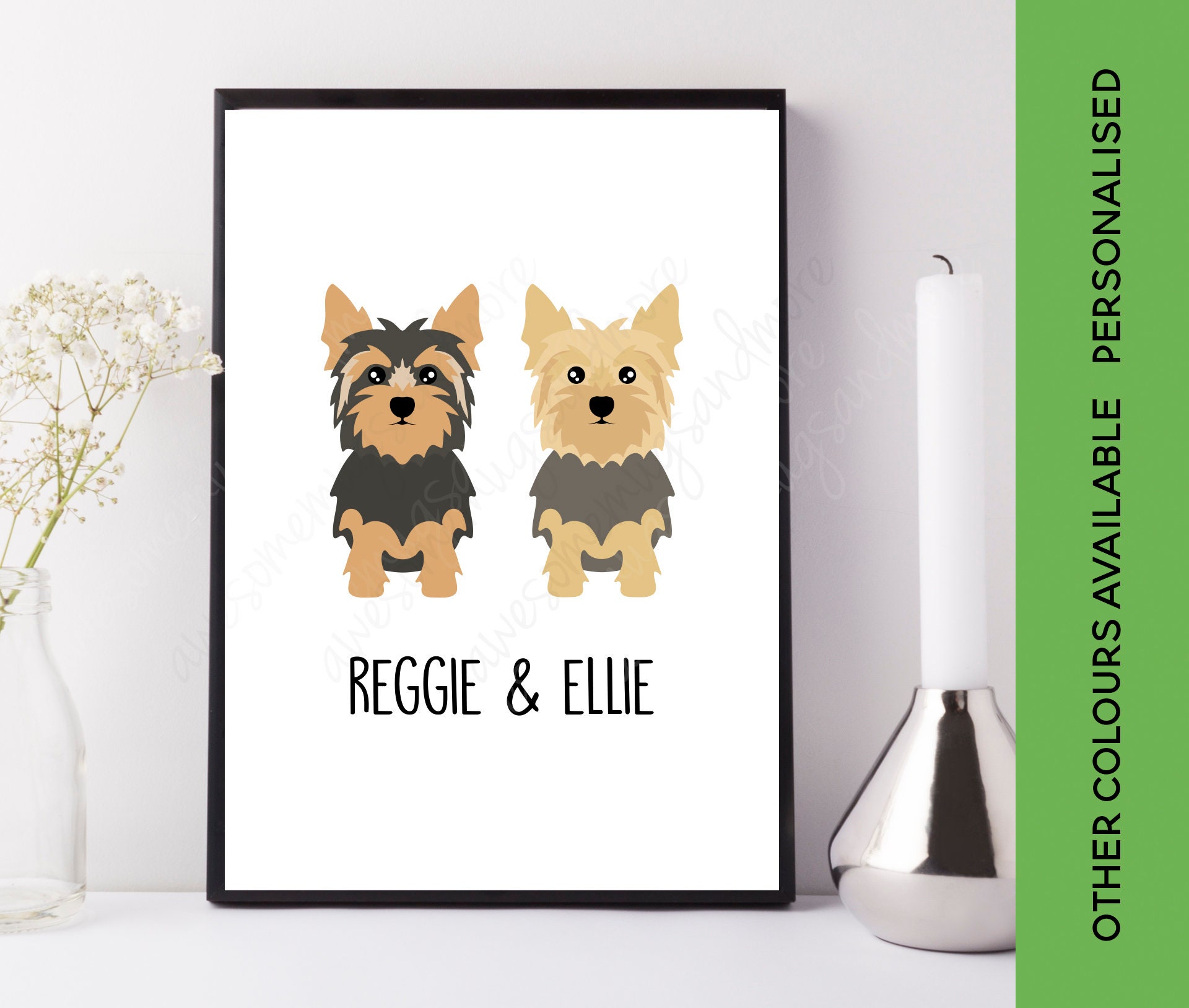personalised yorkshire terrier gifts