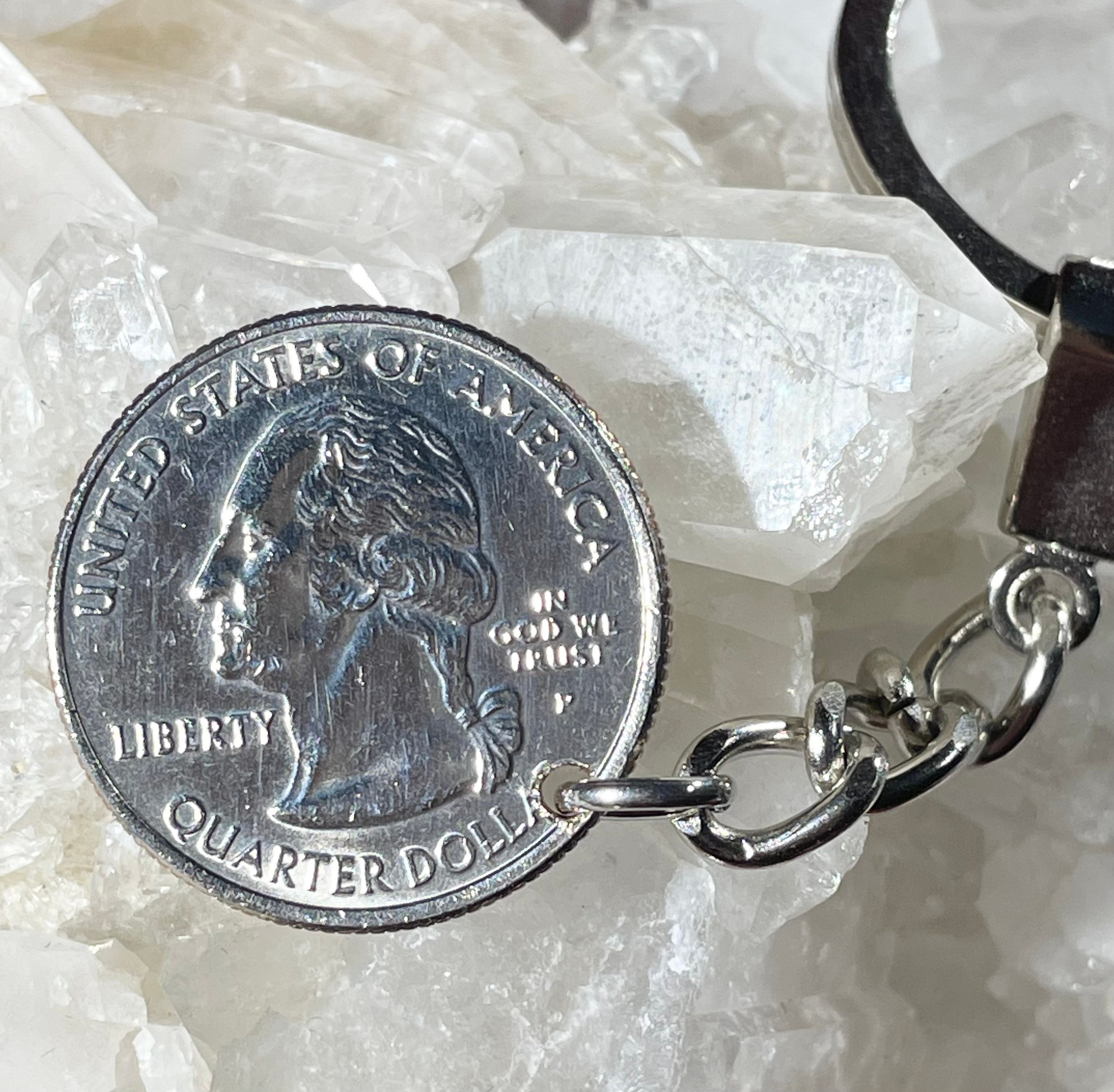 USA Bucking Bronco Quarter Keyring Made With a Genuine 2007 Etsy