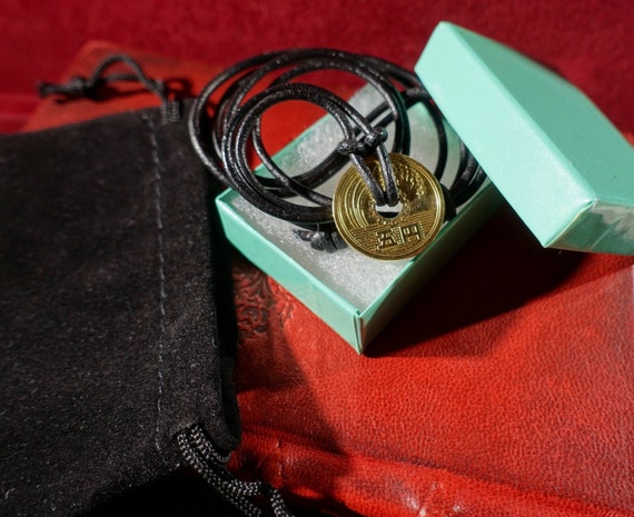 authentic Japanese 5 yen lucky coin key ring keychain handmade