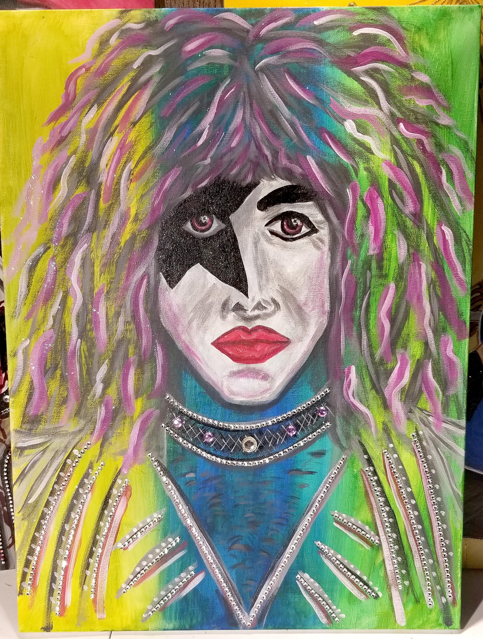 Paul Stanley Original Art Star Child - Etsy