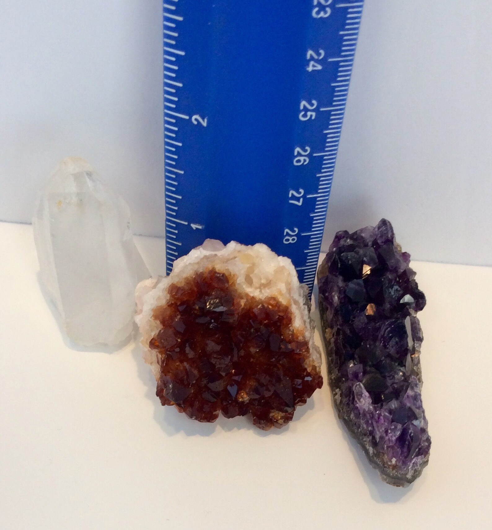 Amethyst Citrine Heat Treated Quartz Crystal Rock Etsy