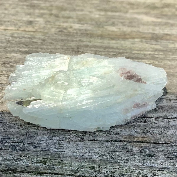 Pale blue white albite with lepidolite, natural mineral specimen Brazil