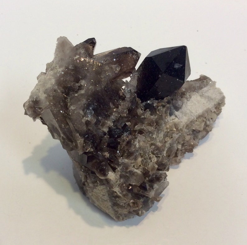 Irradiated smoky quartz Mt. Ida Arkansas mineral specimen | Etsy