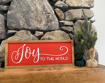 Joy to the world, Home decor sign