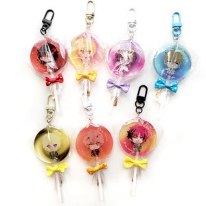 Nijisanji En Acrylic lolipop charms image 4