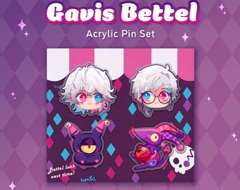 Gavis Bettel Acrylic Pin set