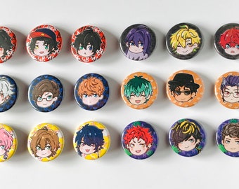 Hypnosis Mic Division Button Sets