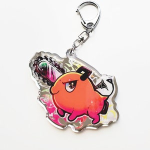 Pochita Acrylic Mirror Charm image 1