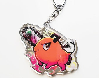 Pochita Acrylic Mirror Charm