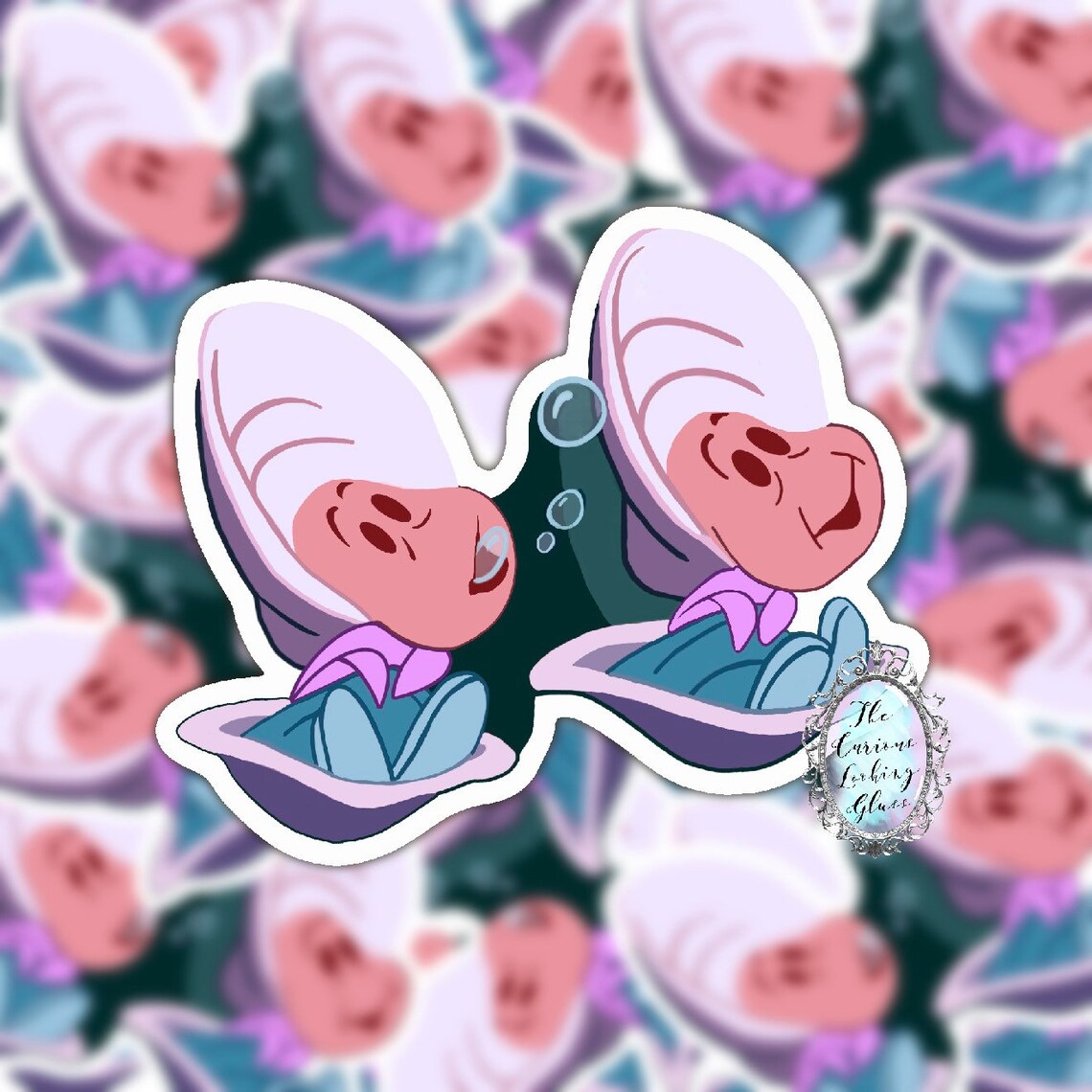 Alice in Wonderland Little Oysters Sticker Decal | Etsy
