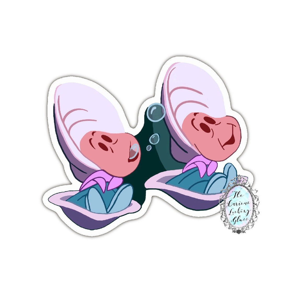 Alice in Wonderland Little Oysters Sticker Decal Etsy