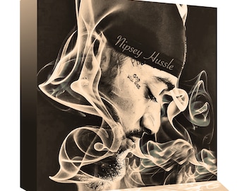 Nipsey Hussle SMOKY/ Canvas Art/ Poster/ Canvas Print/ Wall Decor/Hand Made