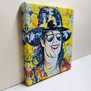 Michael Jackson Canvas Printing of original | King of Pop | Michael Jackson Wall Art Decor Artwork