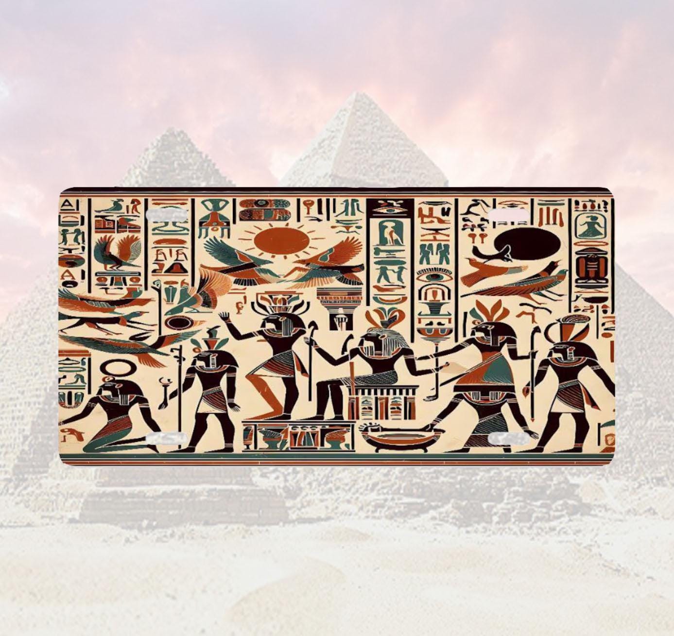 Egyptian Decor Plate - Etsy