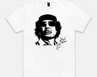 リビア カダフィ大佐のTシャツ リビアのカダフィ大佐 - CNN.co.jp