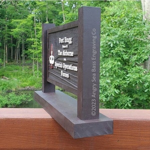 Fort Bragg Special Operations Desktop Sign - Etsy