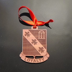 US Army 1-319 Field Artillery Christmas Ornament