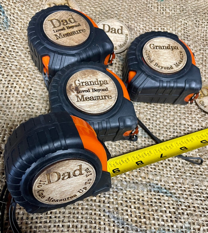 Fathers Day Personalize Tape Measure Gift for Dad Etsy