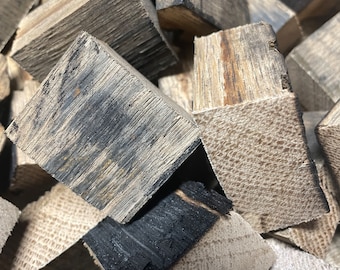 Kentucky Bourbon Barrel Smoker Chunks, Oak Wood Chips, Grilling Gifts