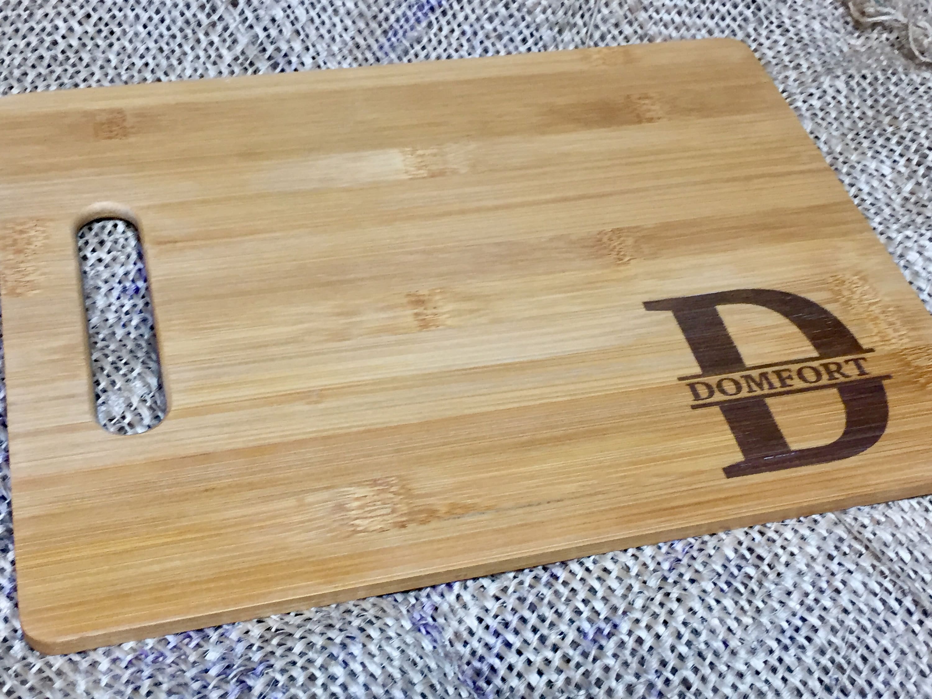etsy bamboo cutting board