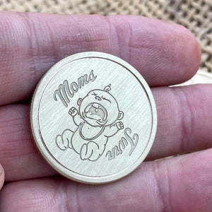Parents Decision Coin, Dads Turn, Moms Turn, Baby Shower Gift