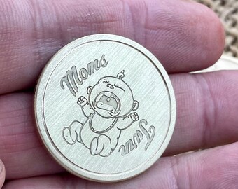 Parents Decision Coin, Dads Turn, Moms Turn, Baby Shower Gift