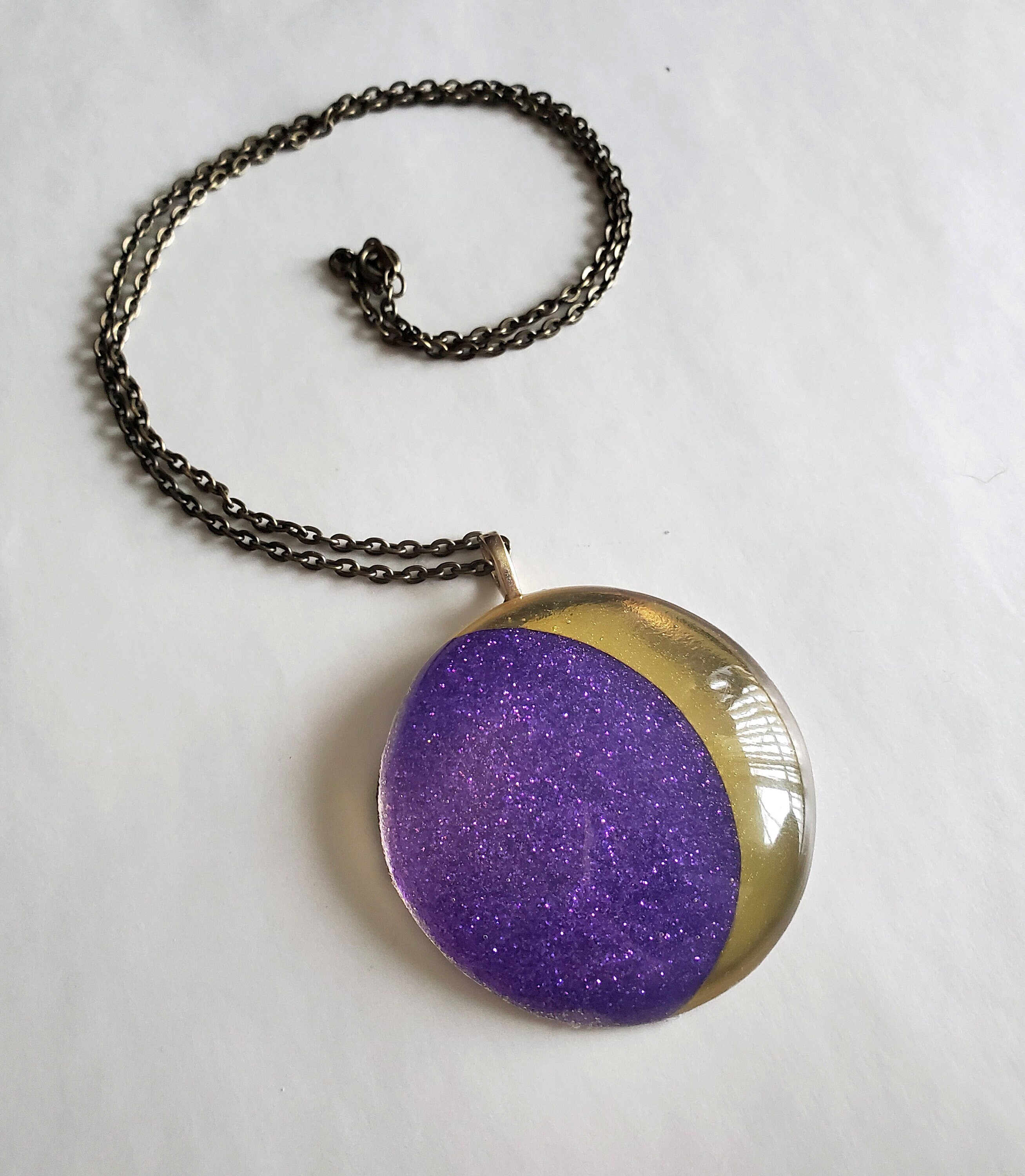 【BLACKPURPLE】23FW★ Luminary Exento Necklace Silver Double Chain Black Girl Magic Necklace- Order Wholesale