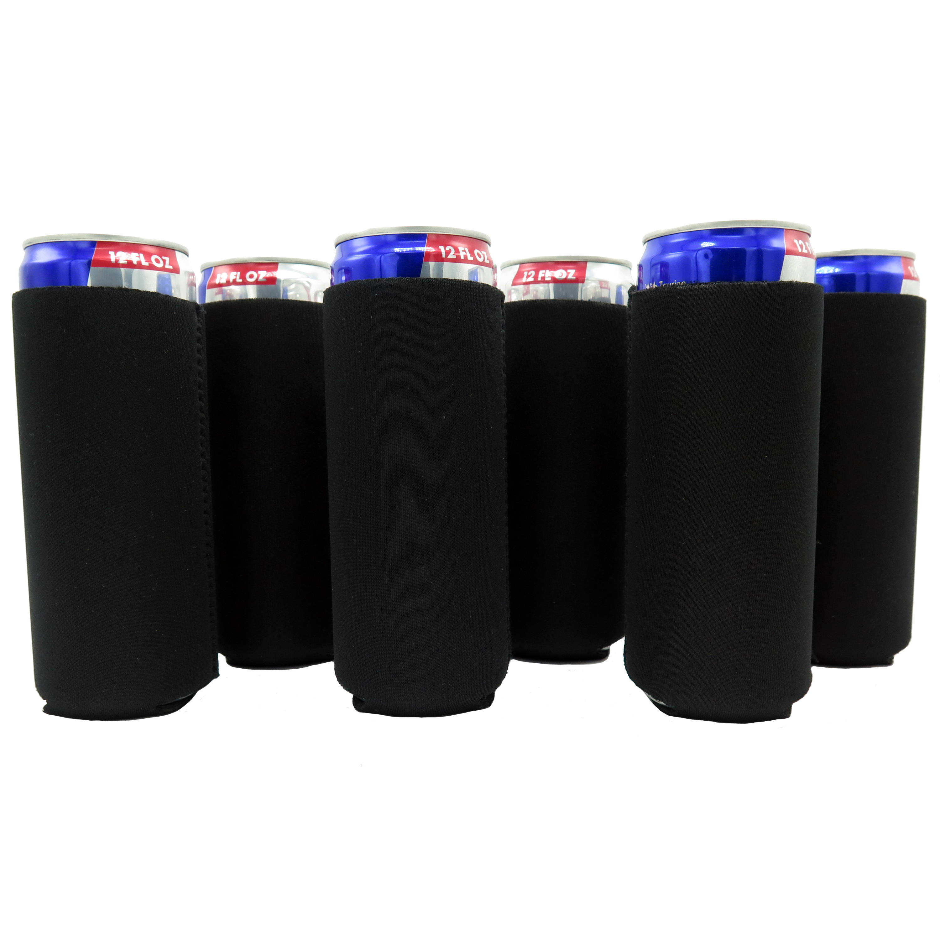 Slim Can Sleeves Set of 6 Can Neoprene Beverage Coolers Etsy