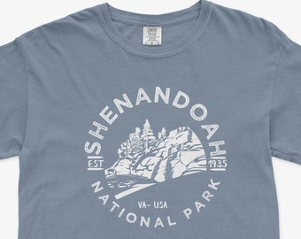 Shenandoah National Park Comfort Colors Long Sleeve T Shirt