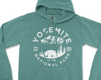 Yosemite National Park Comfort Colors Sweat à capuche