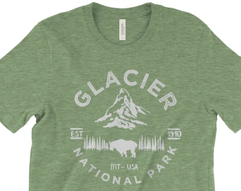 Glacier National Park Adventure Tshirt