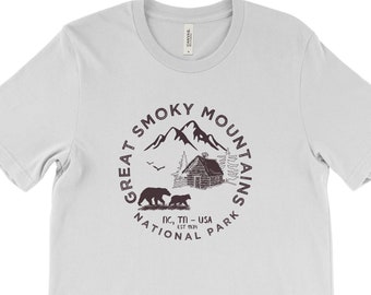 Great Smoky Mountains National Park Adventure Tshirt