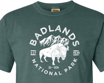 Badlands National Park Adventure Comfort Colors T Shirt