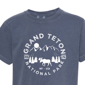 Grand Teton Nationalpark Kinder Komfort Farben T Shirt