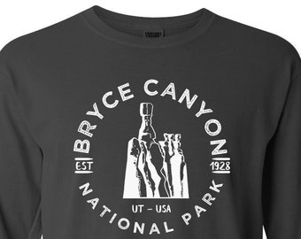 Bryce Canyon National Park Comfort Colors Long Sleeve T Shirt