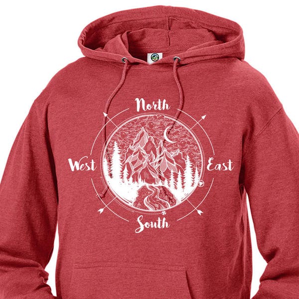 Nationalpark Kompass Adventure Unisex Hoodie