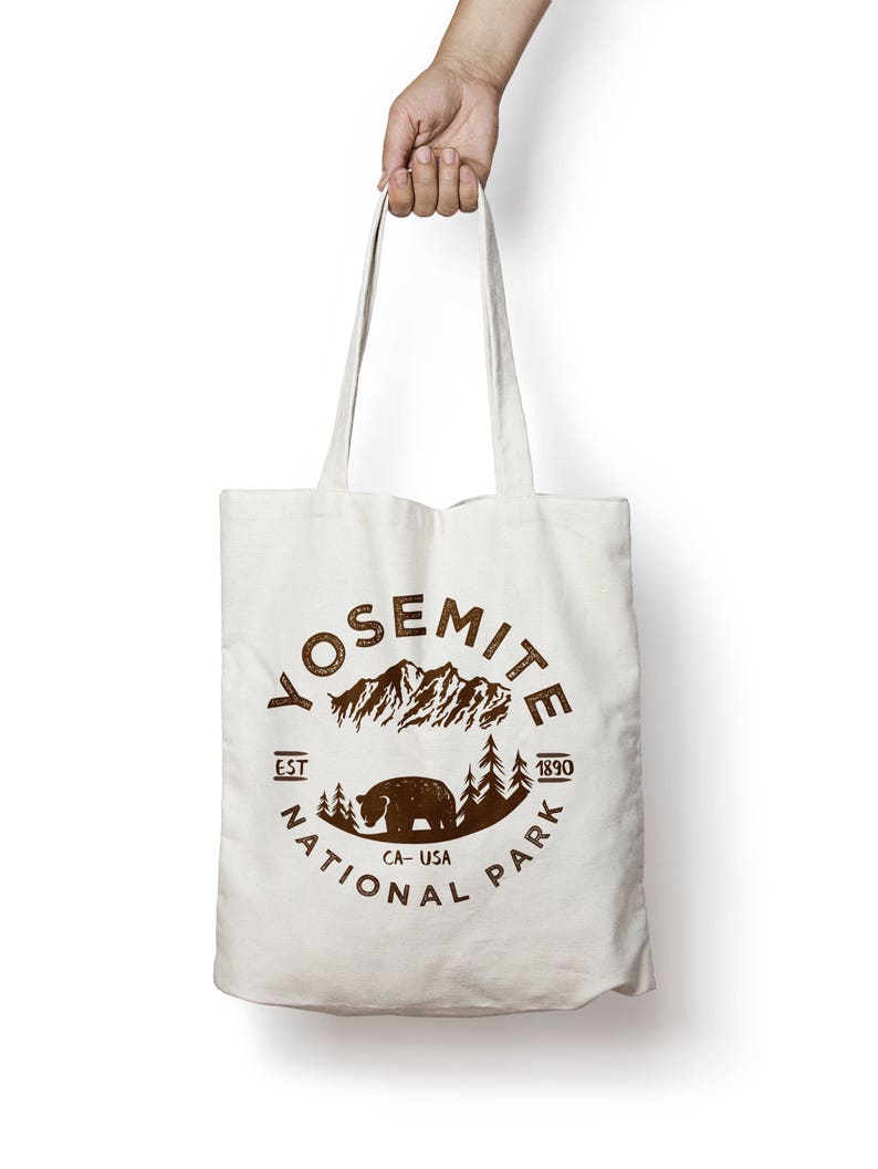 Yosemite National Park Canvas Tote Bag