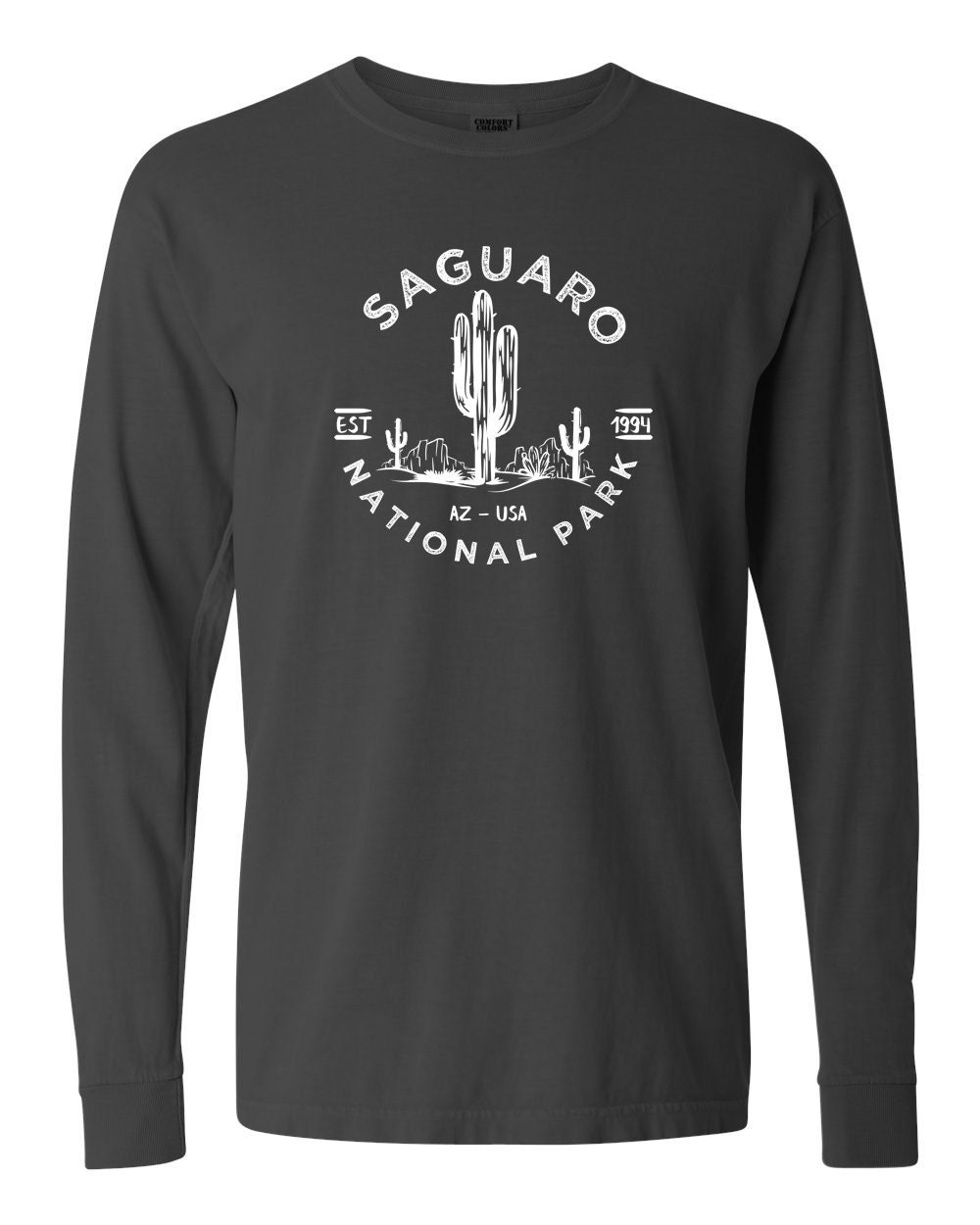Saguaro National Park Comfort Colors Long Sleeve T Shirt | Etsy