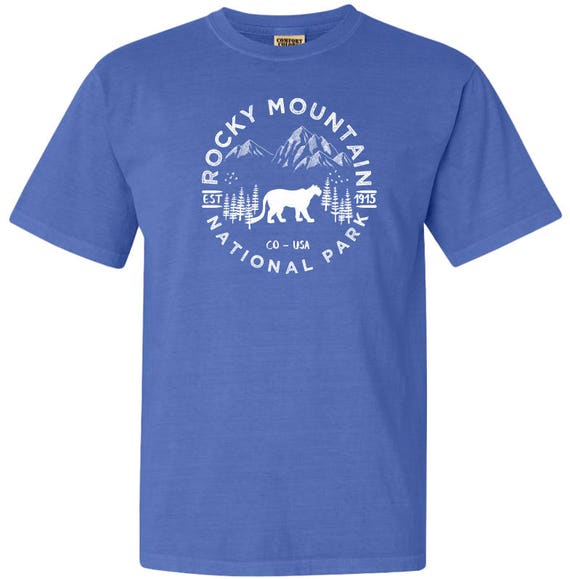 Rocky Mountain National Park Adventure Comfort Colors T Shirt | Etsy