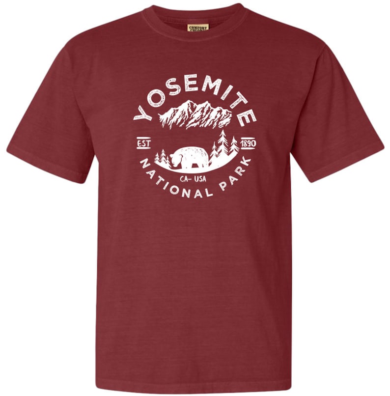 blue yosemite t shirt
