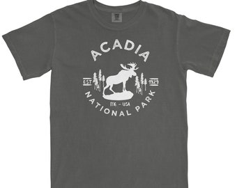 Acadia National Park Comfort Colors T Shirt - Etsy