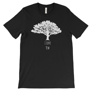 I Love Yew Tree T Shirt - Etsy