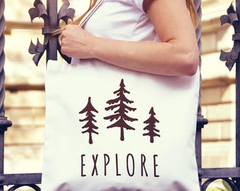 Explore National Parks Canvas Tote Bag