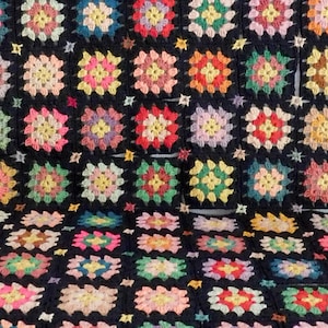 Granny Square Crochet Blanket