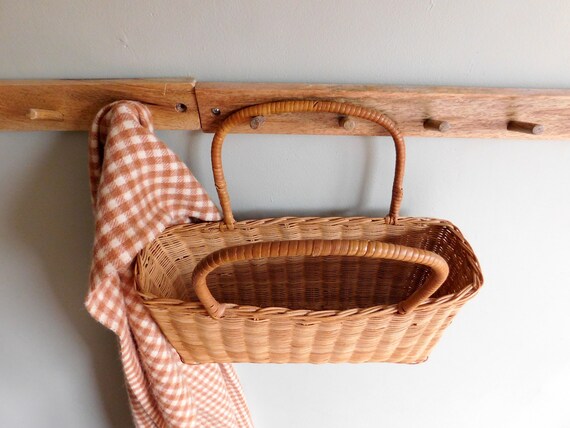 Woven Rattan Basket Bag - image 3