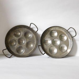 French Escargot Trays, Set of 2