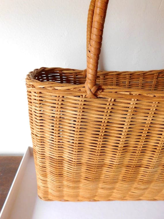 Woven Rattan Basket Bag - image 6