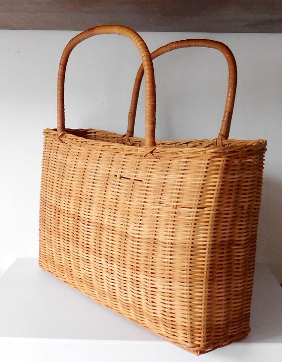 Woven Rattan Basket Bag - image 8